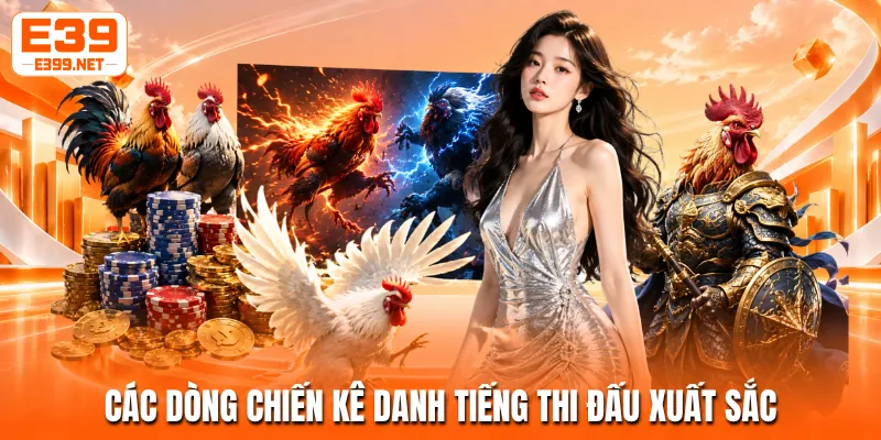 Các dòng chiến kê danh tiếng thi đấu xuất sắc