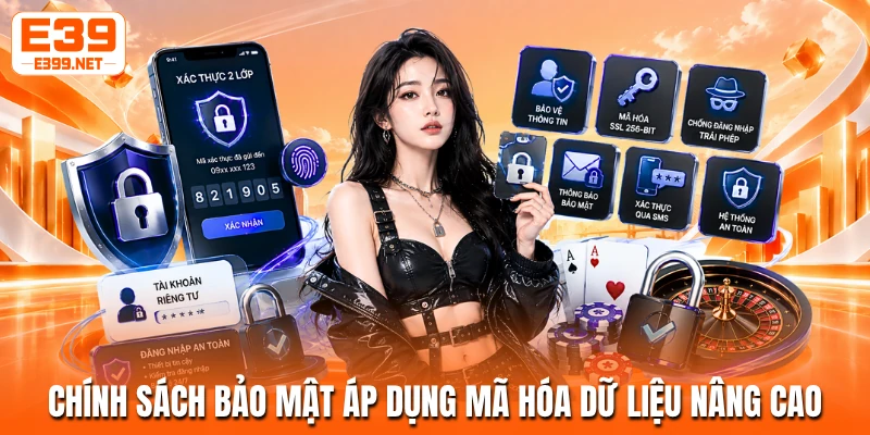 Chính sách bảo mật áp dụng mã hóa dữ liệu nâng cao