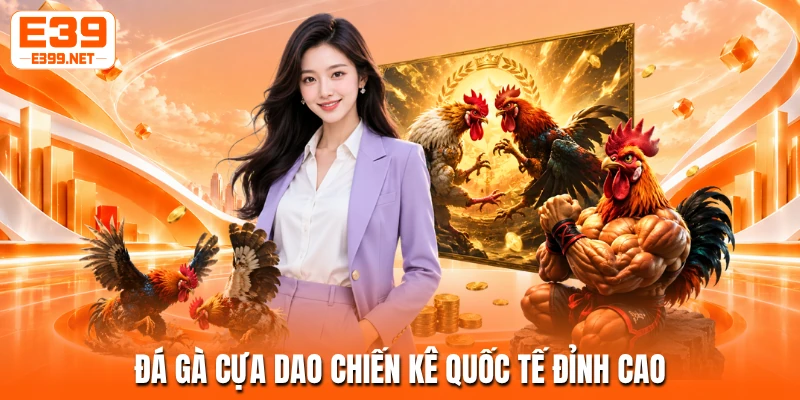 Đá gà cựa dao chiến kê quốc tế đỉnh cao
