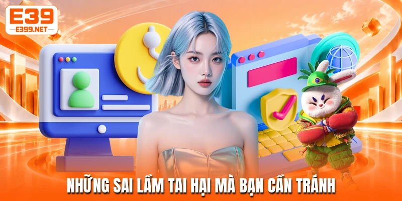 Những sai lầm tai hại mà bạn cần tránh